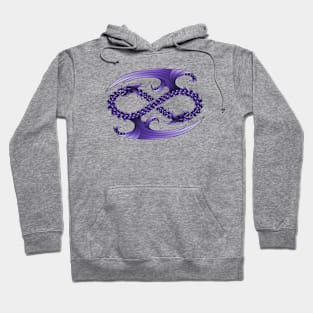 Infinity Dragons Purple Hoodie